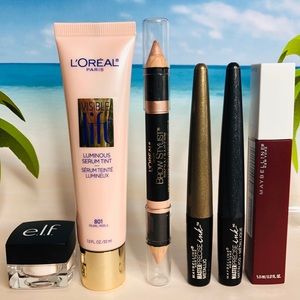 6pc L’Oréal + Maybelline Makeup Collection Set